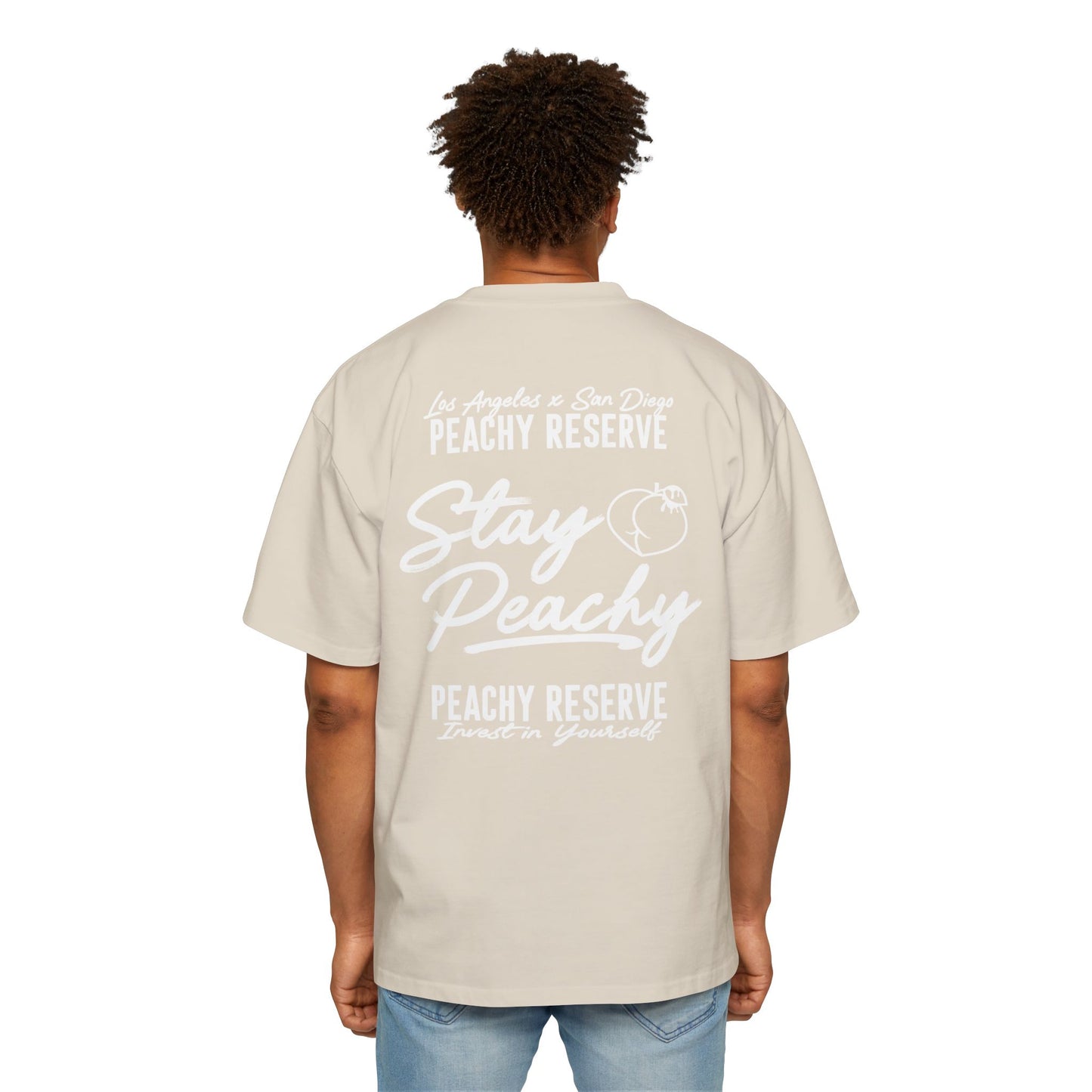 Stay Peachy Premium Tee - Men's Oversized Tee