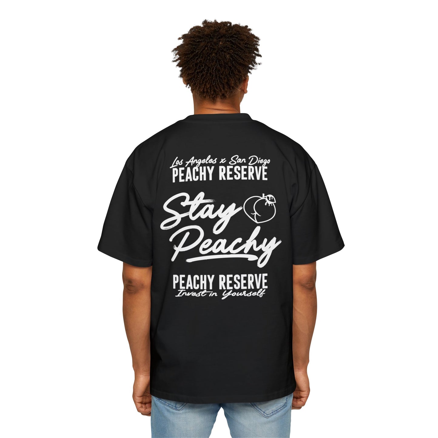 Stay Peachy Premium Tee - Men's Oversized Tee