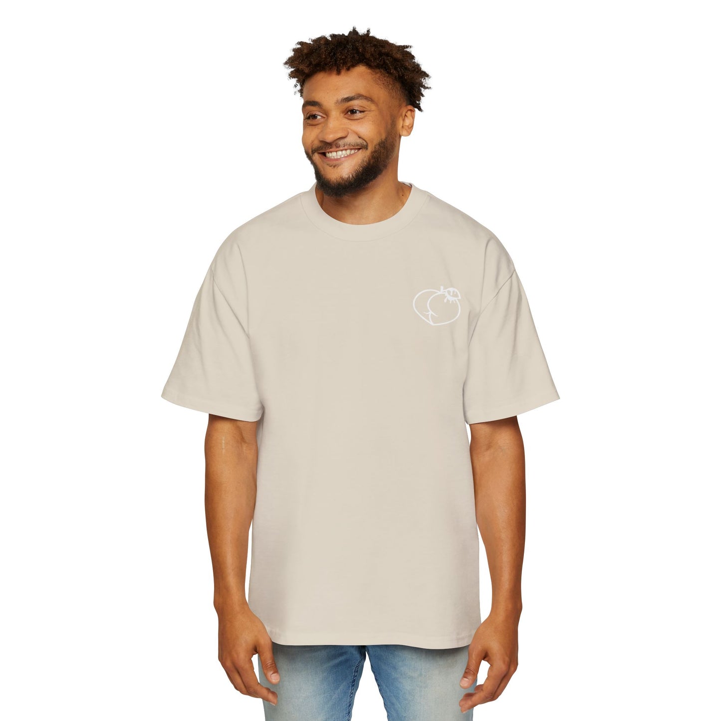 Stay Peachy Premium Tee - Men's Oversized Tee