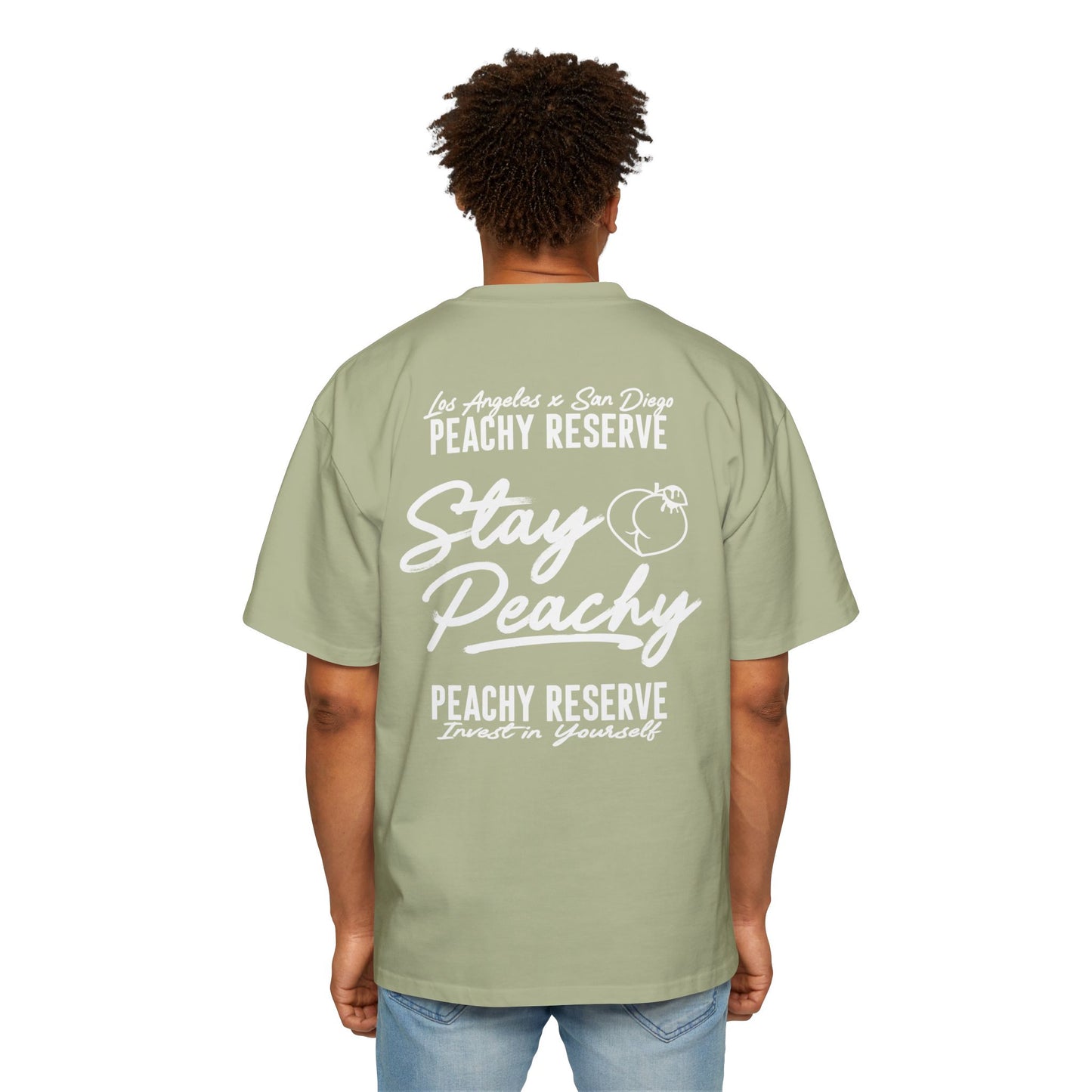 Stay Peachy Premium Tee - Men's Oversized Tee